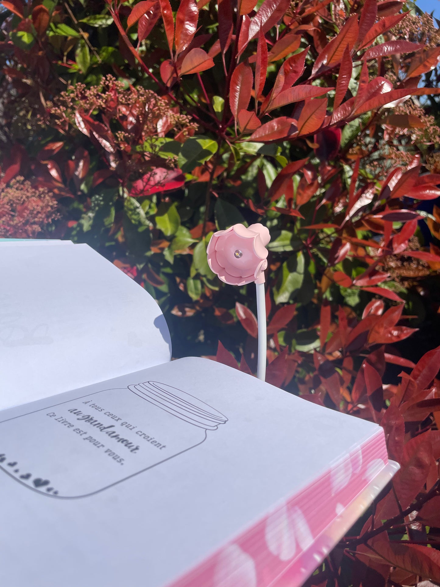 Lampe de lecture Fleurie
