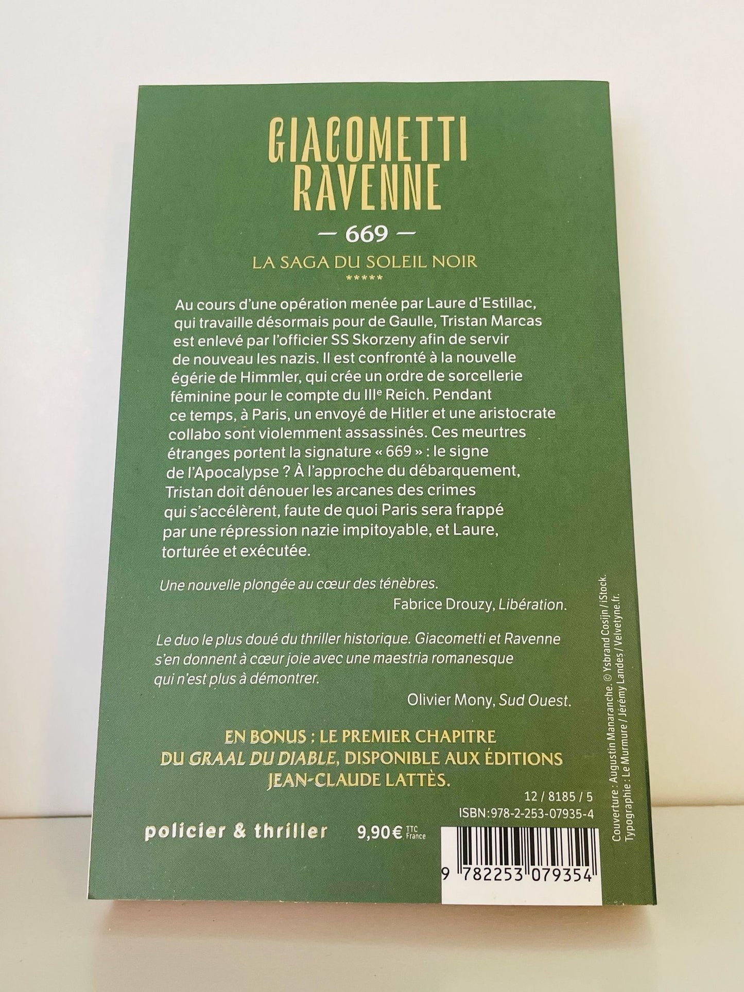 669 (5) - Eric Giacometti et Jacques Ravenne (Poche)