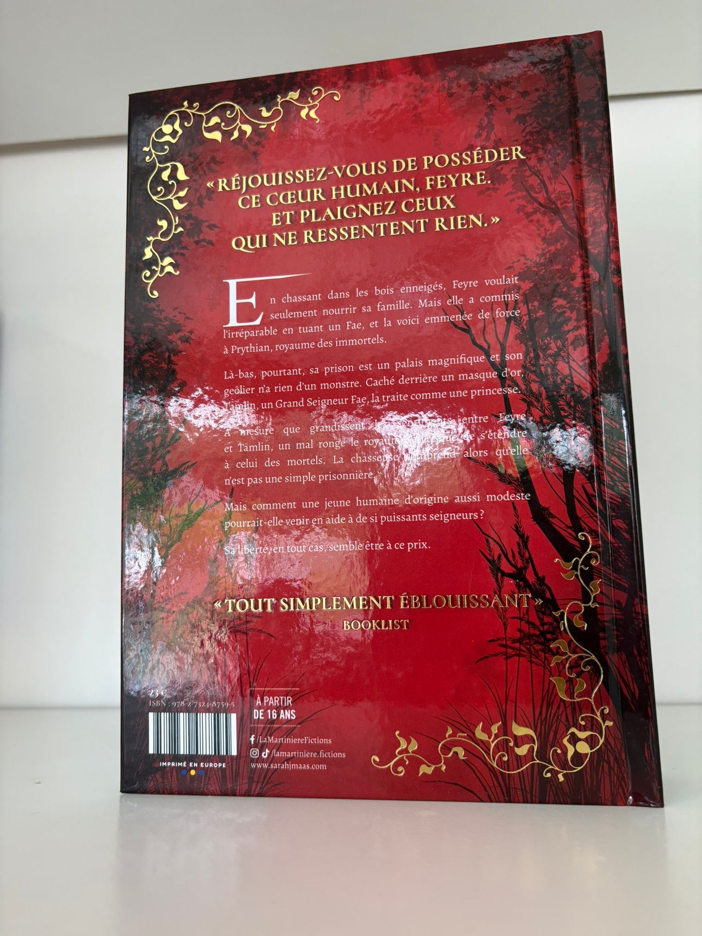 Un palais d'épines et de roses (1) - Sarah J. Maas (Relié)