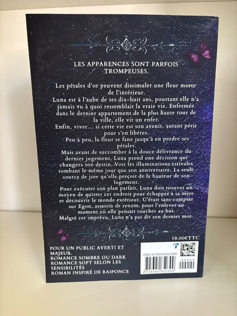 Fleur aux pétales d'or (Broché) - Flora Peony