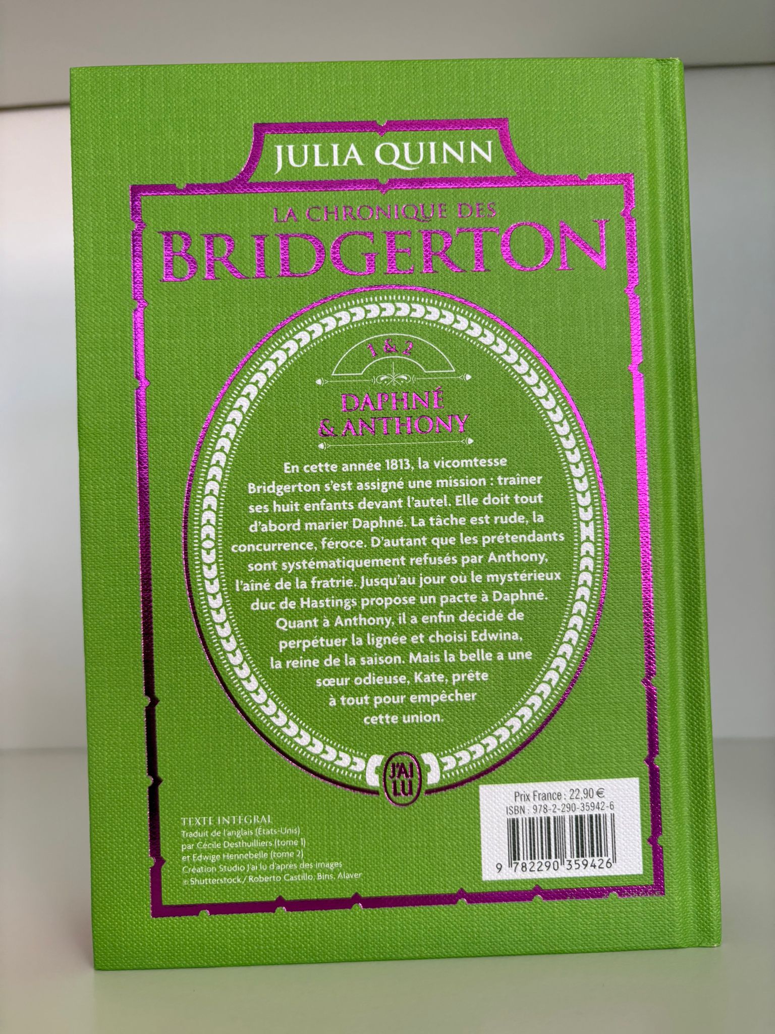 La chronique des Bridgerton (1&2) - Julia Quinn (Relié)