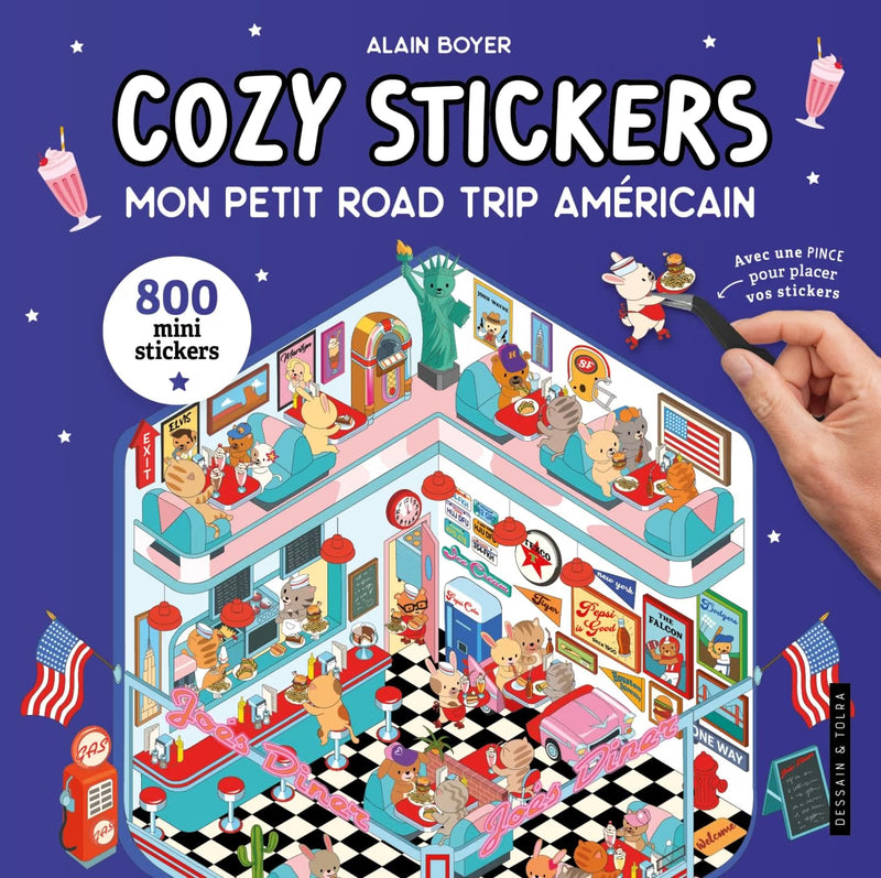 Cosy Stickers - Mon petit Road Trip Américain-zoom-