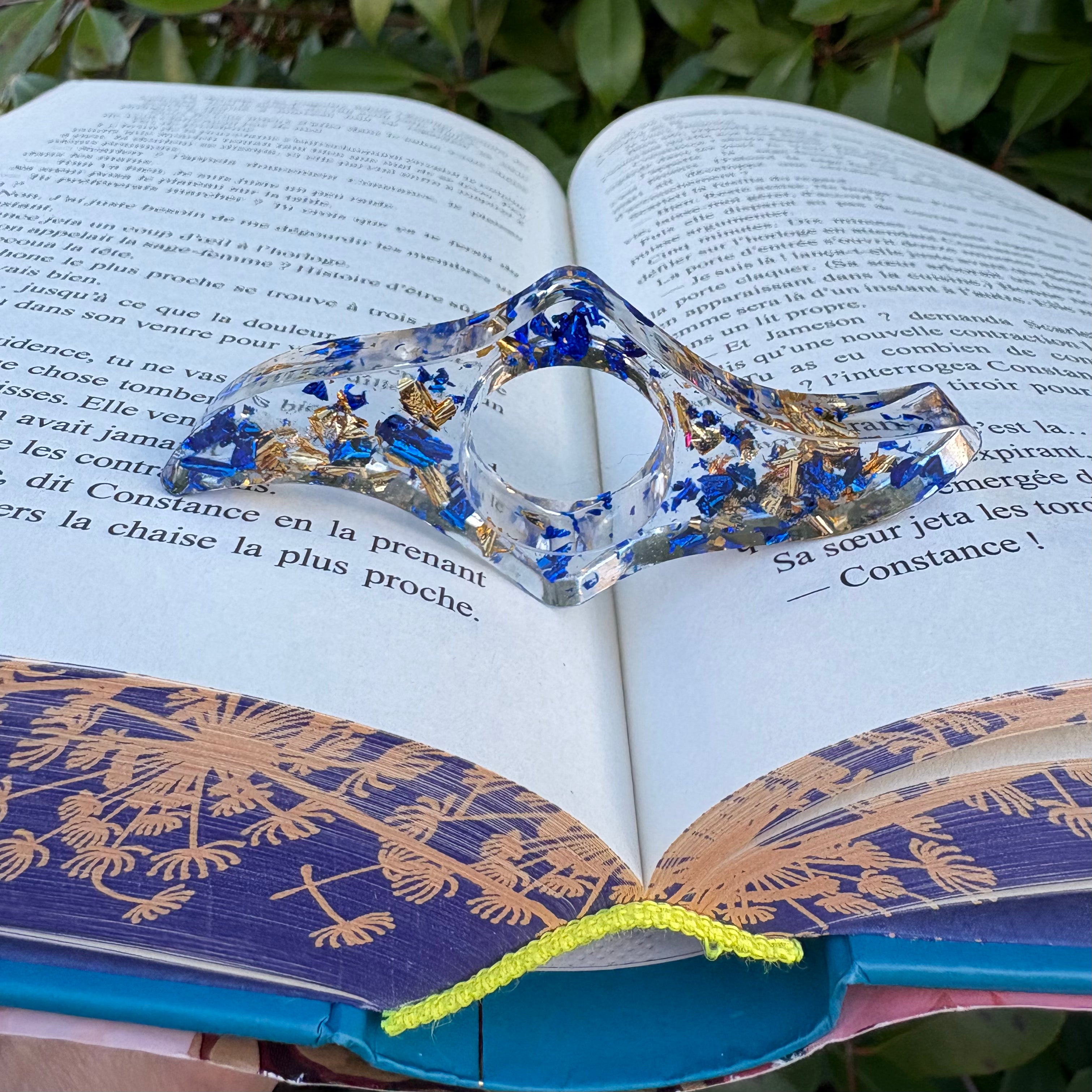 La lumineuse - Bleu Roi/Or