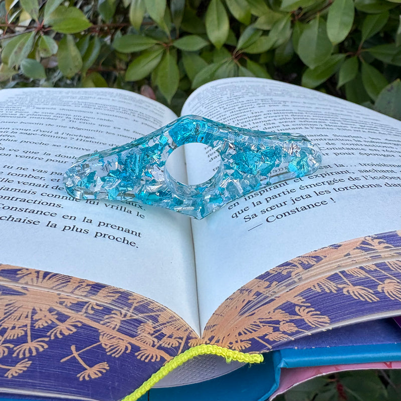 La confortable - Bleu Givré/Argent-zoom-