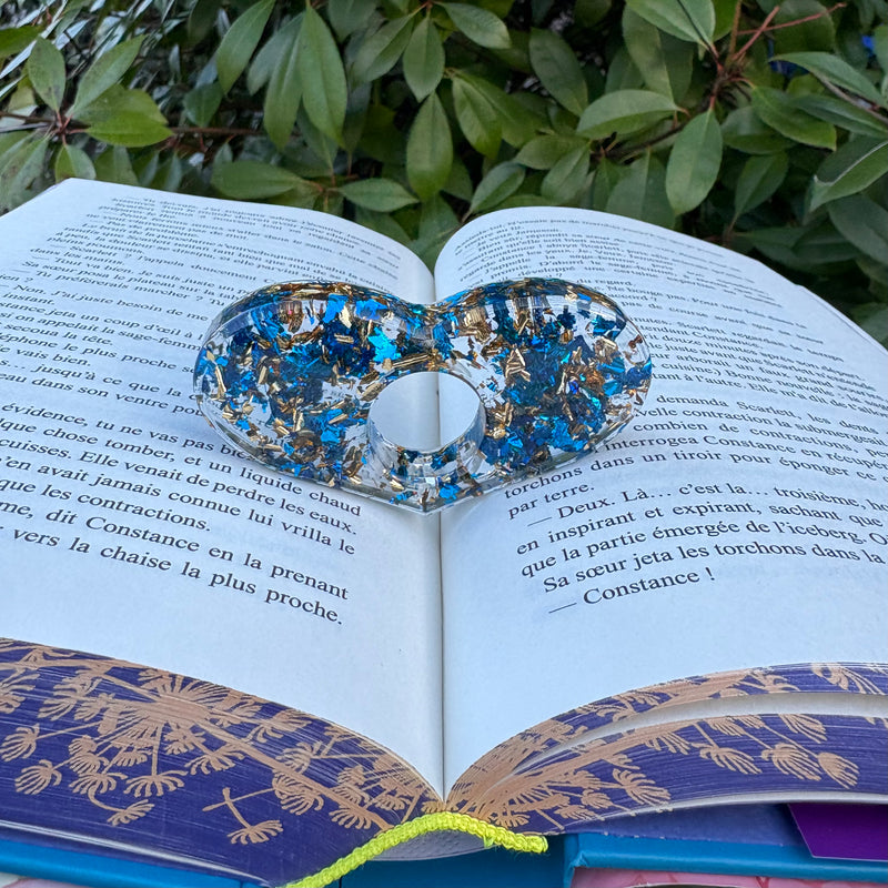 L'Amoureuse - Bleu Roi/Or-zoom-