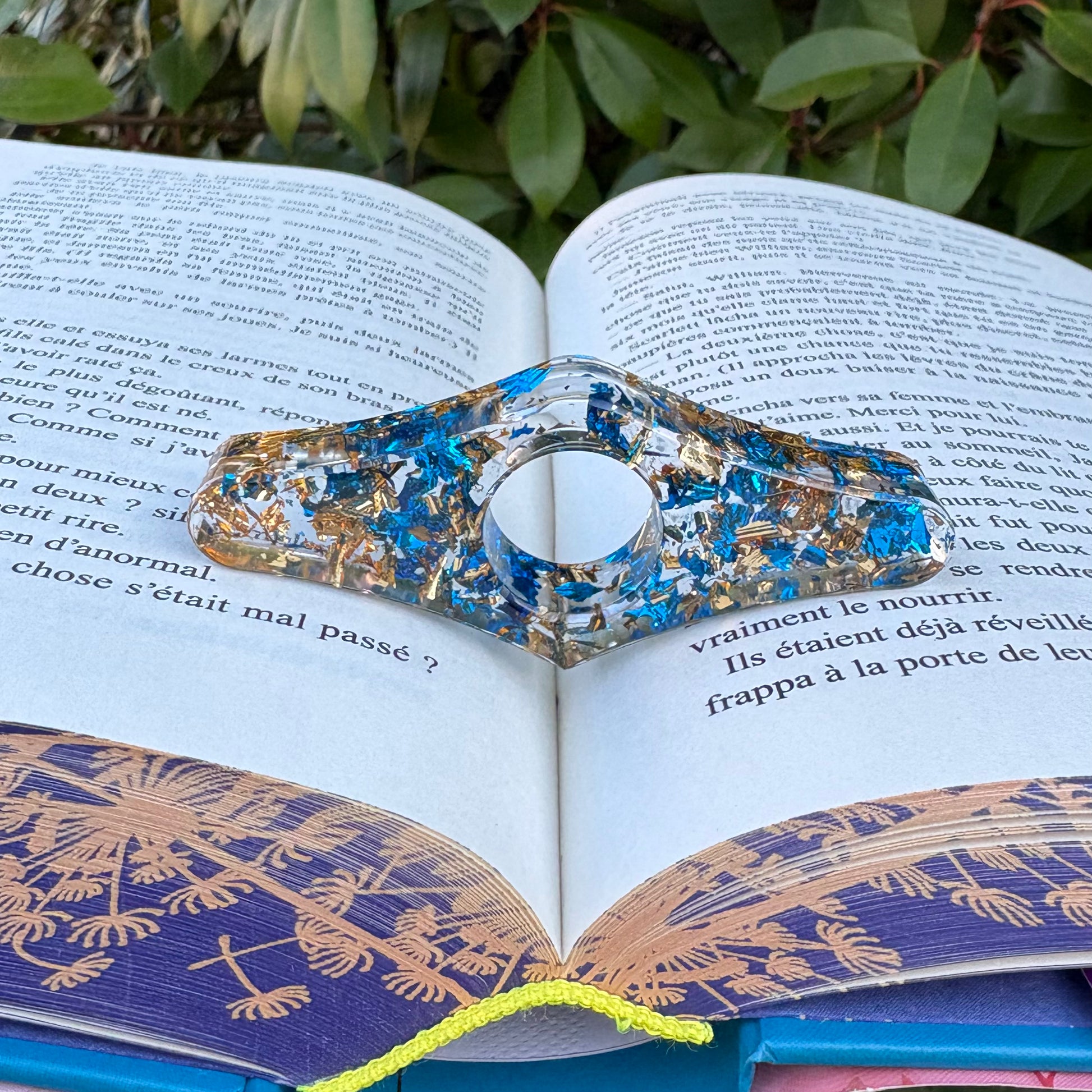 La Confortable - Bleu/Or-1