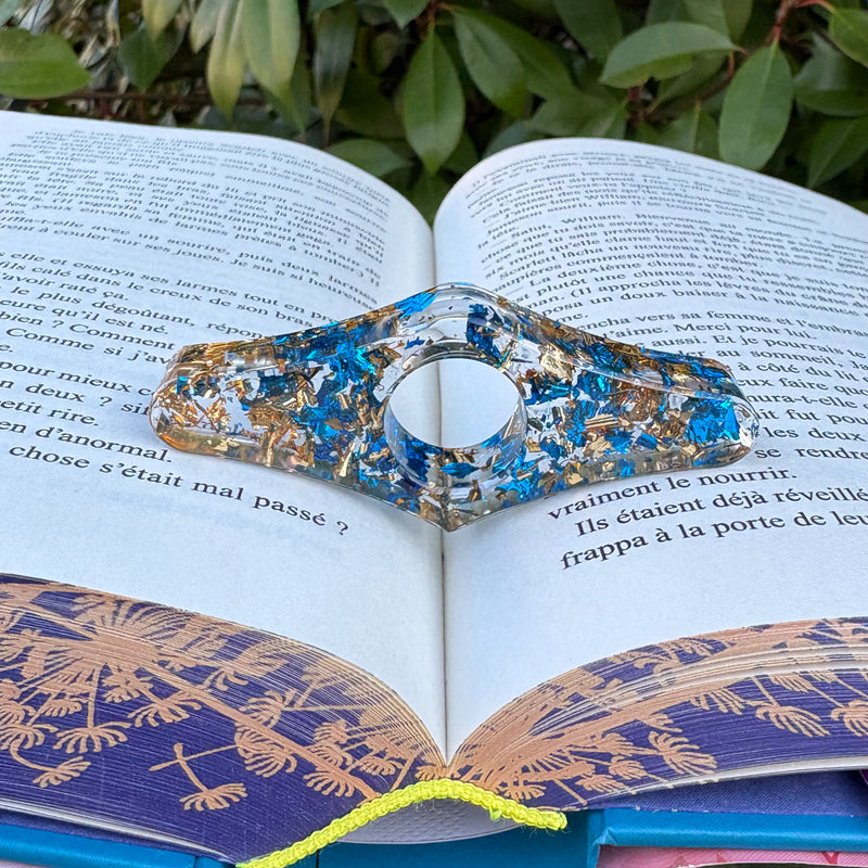 La Confortable - Bleu/Or-zoom-