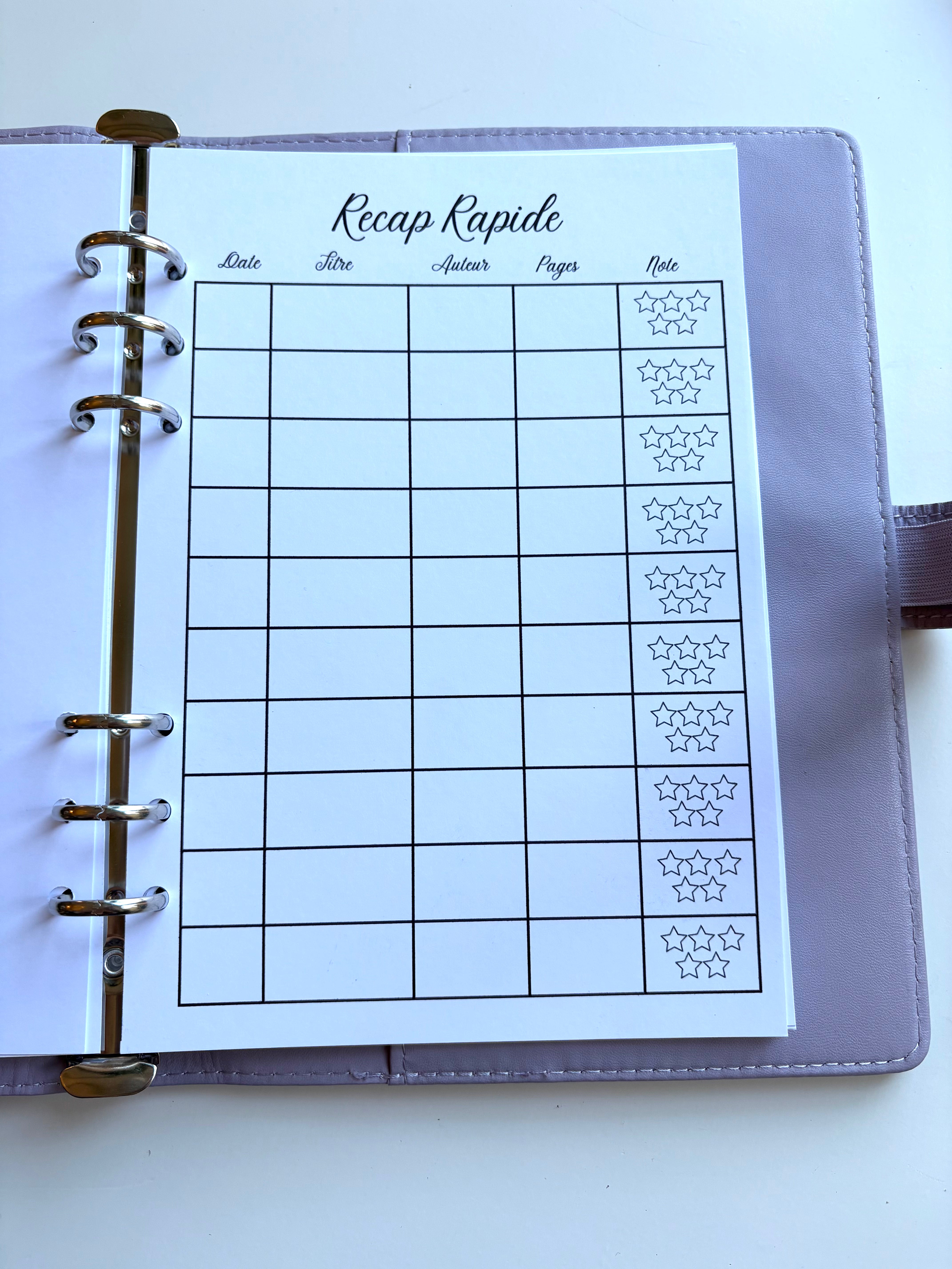 Fiche récap avis lecture