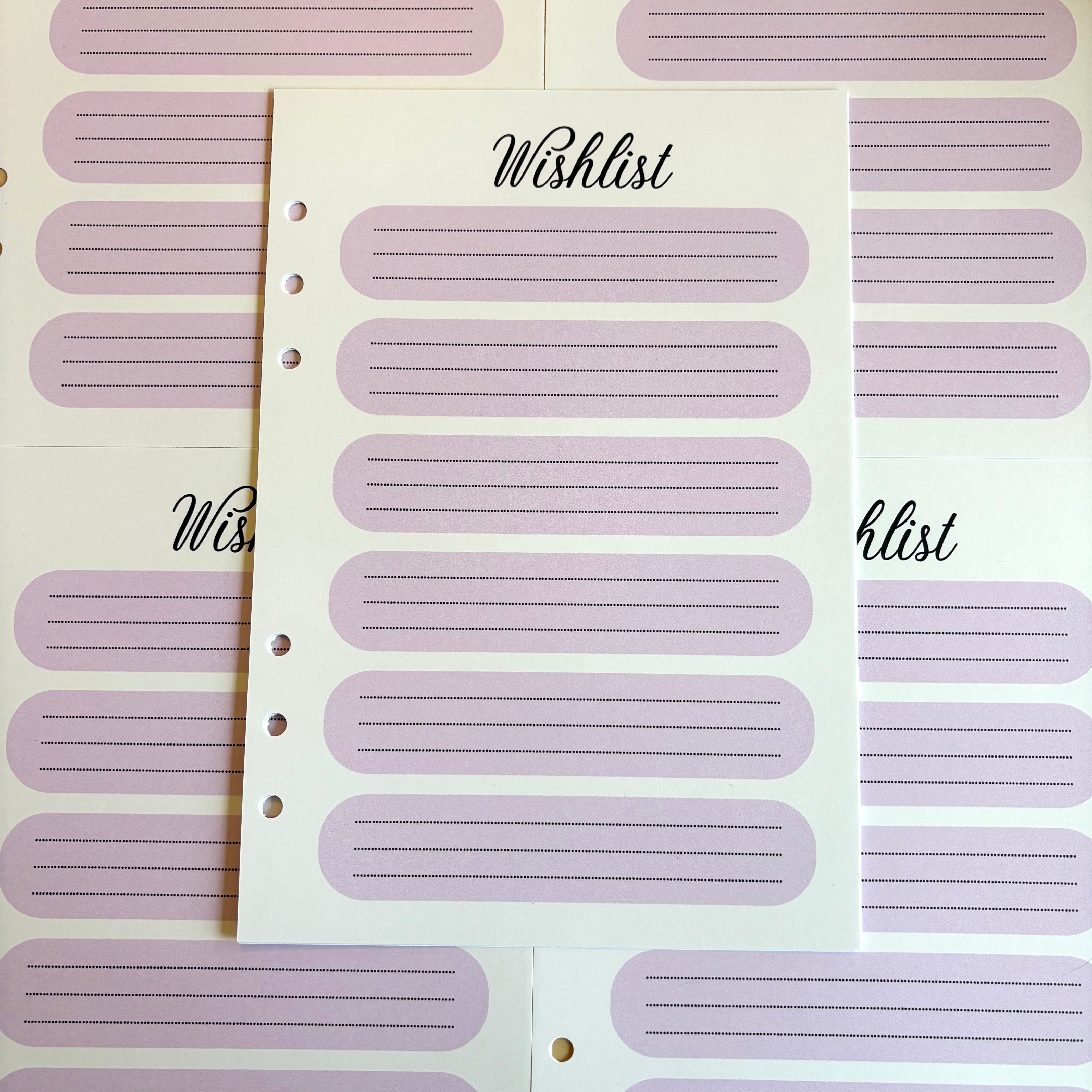 Wishlist - Divers Coloris