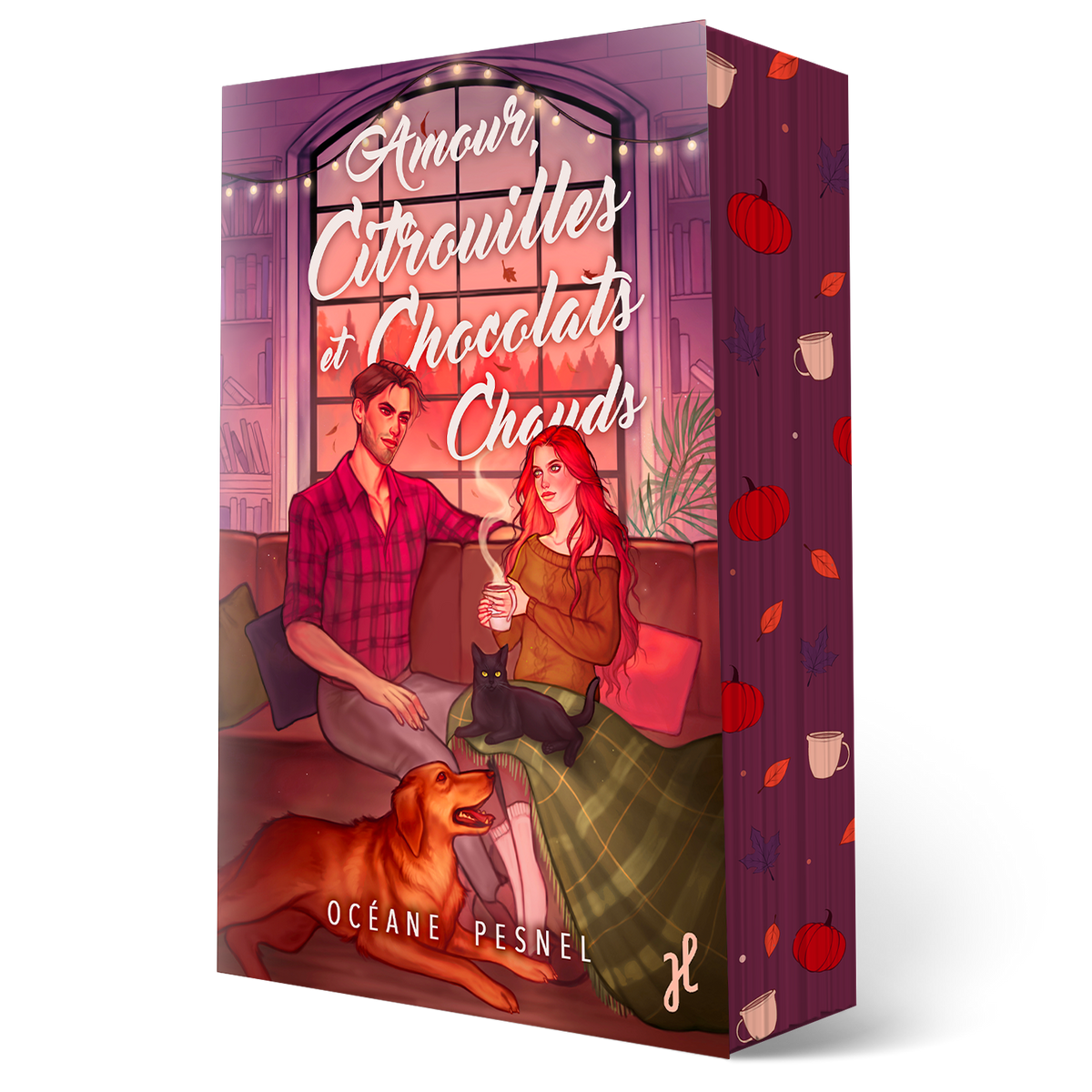 Amour Citrouilles et chocolats chauds - Océane Pesnel (Broché Jaspé)