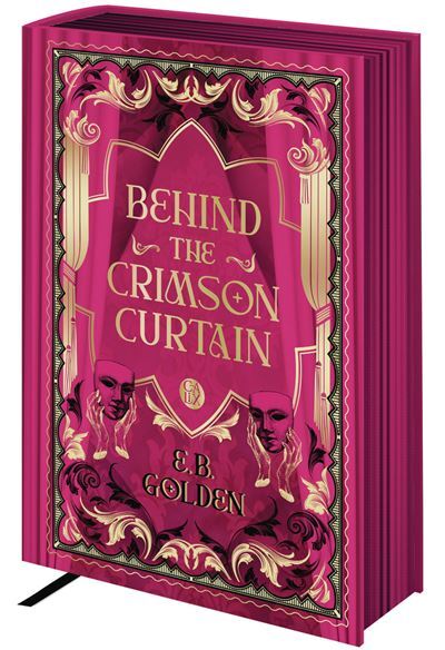 Behind the crimson curtain - E.B. Golden (Relié)-1